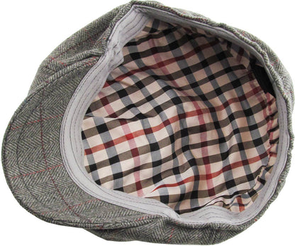 Herringbone Button Ascot hat