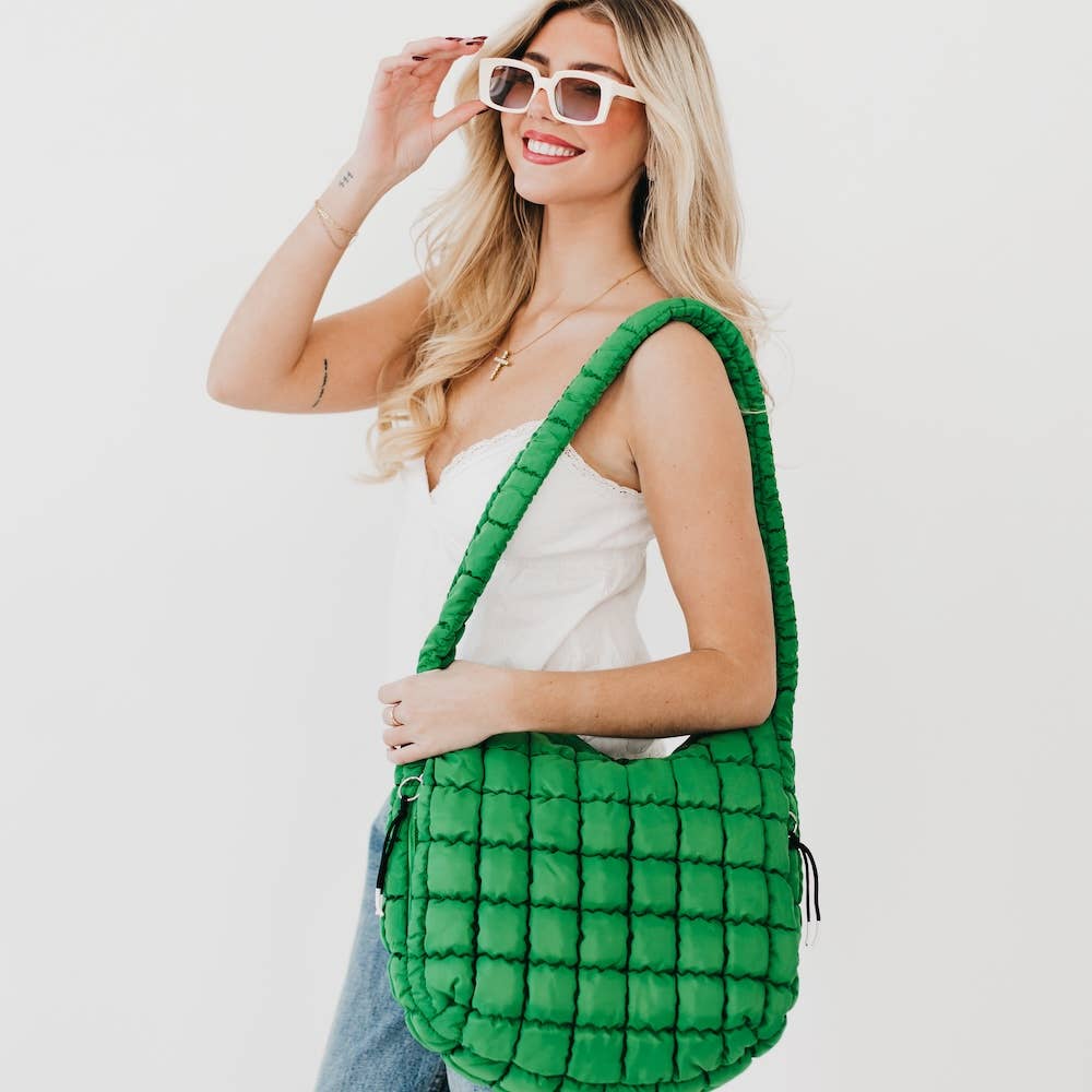 Pretty simple Carmen Quilted Hobo Tote Bag