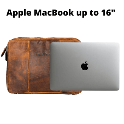 Green Wood Leather Laptop Cases/Sleeve - MacBook Pro/Air sleeve
