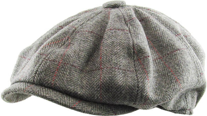 Herringbone Button Ascot hat