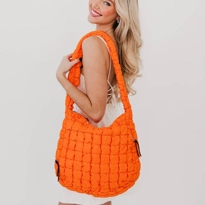 Pretty simple Carmen Quilted Hobo Tote Bag
