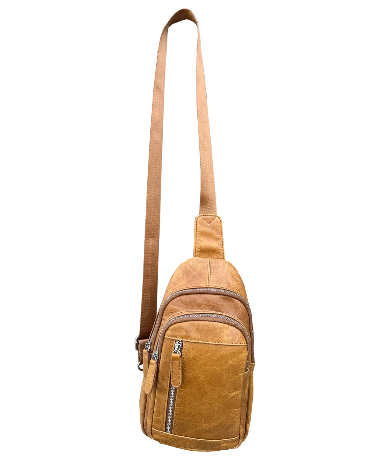Roma Leather Sling bag with adjustable shoulder strap