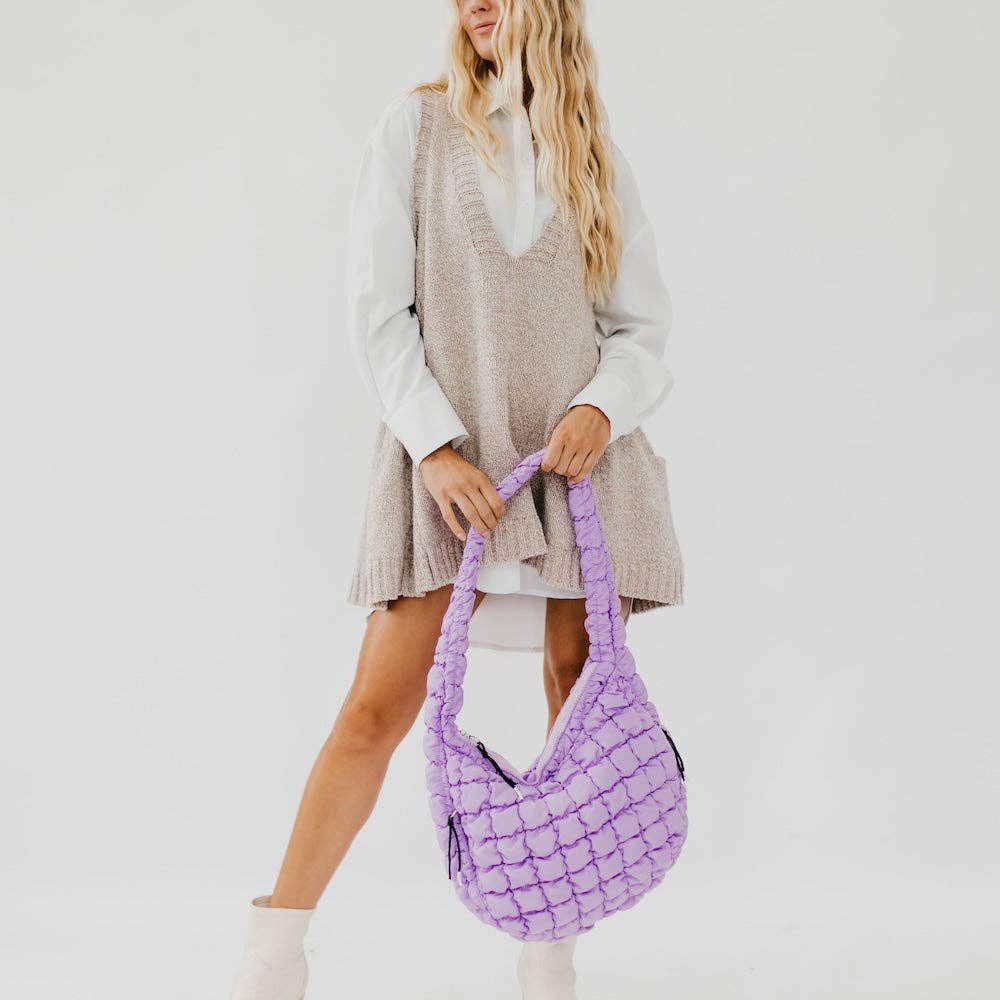 Pretty simple Carmen Quilted Hobo Tote Bag