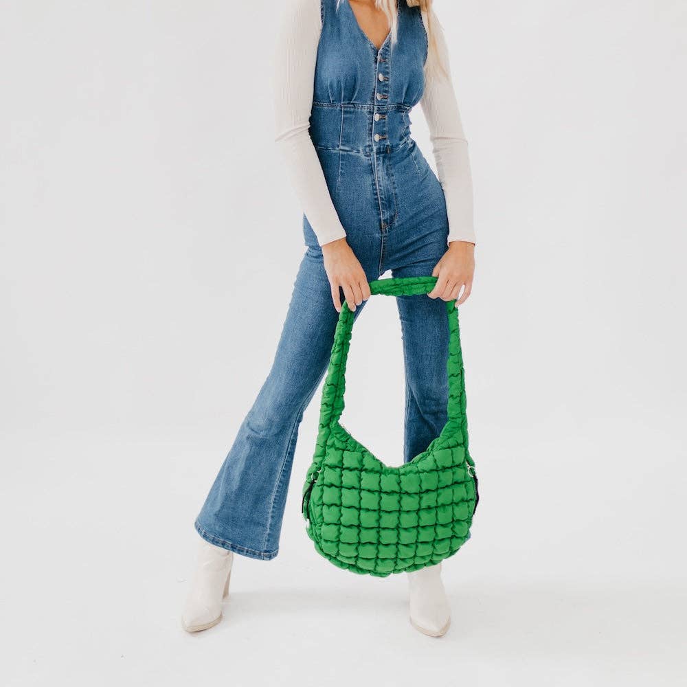 Pretty simple Carmen Quilted Hobo Tote Bag