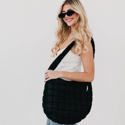 Pretty simple Carmen Quilted Hobo Tote Bag