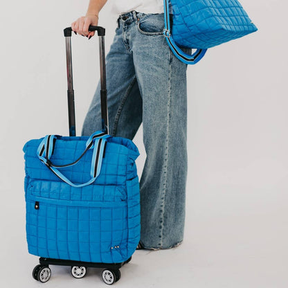 Pretty Simple Quilted Tote Roller Bag