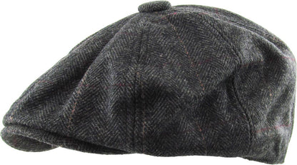 Herringbone Button Ascot hat