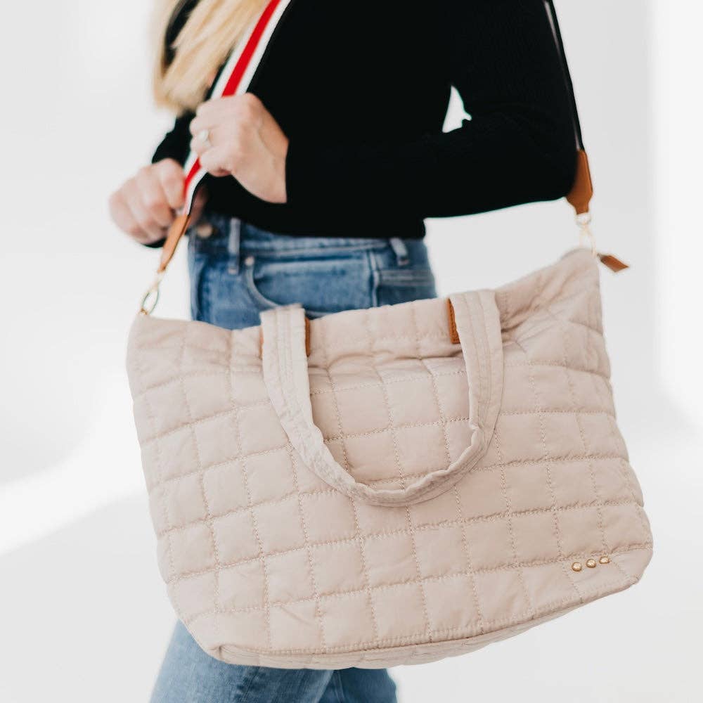 Pretty simple Day Dreamer Quilted Tote Bag