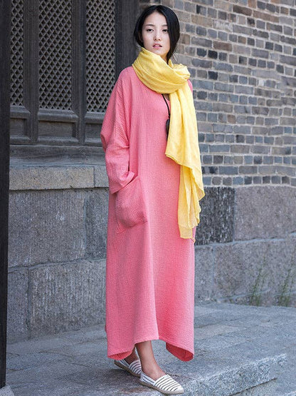 Vintage Solid Ramie Cotton shawl wrap