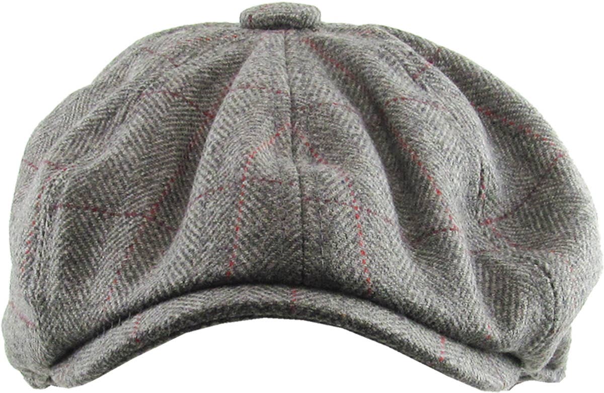 Herringbone Button Ascot hat
