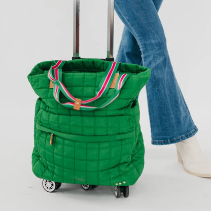 Pretty Simple Quilted Tote Roller Bag
