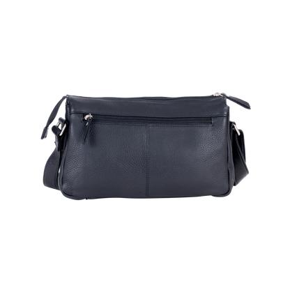 Green Wood  Leather Crossbody Bag – Stylish, Functional & Time