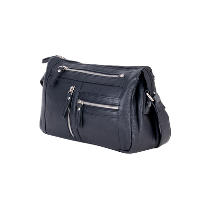 Green Wood  Leather Crossbody Bag – Stylish, Functional & Time