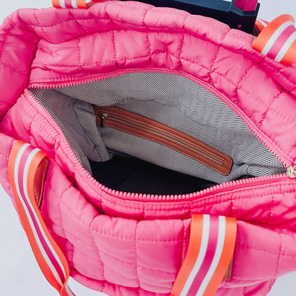 Pretty Simple Quilted Tote Roller Bag