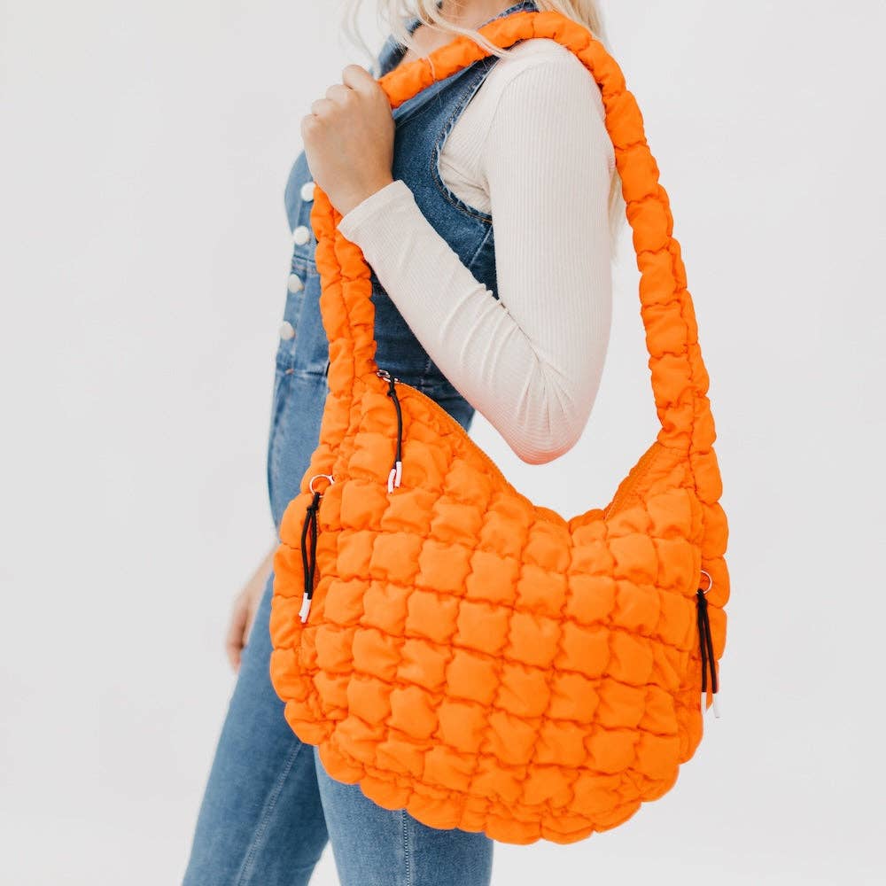 Pretty simple Carmen Quilted Hobo Tote Bag