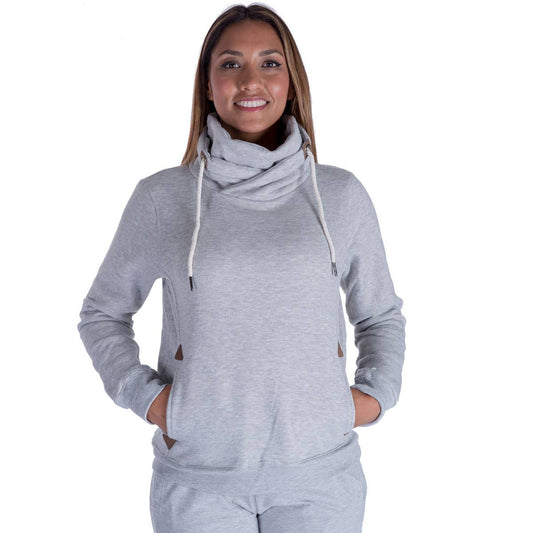LeeHanTon Ladies Cowl Neck Pullover Sweatshirt