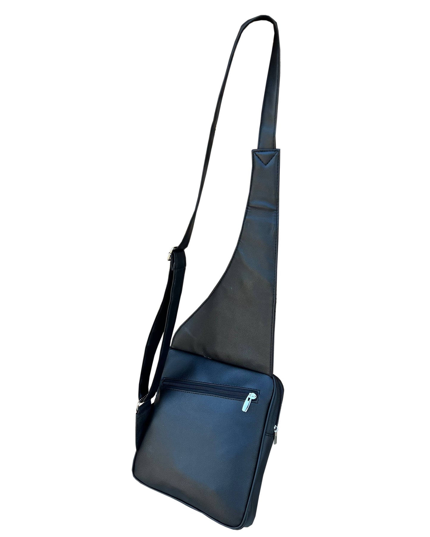 Roma leather Sling purse with water bottle and phone holder
