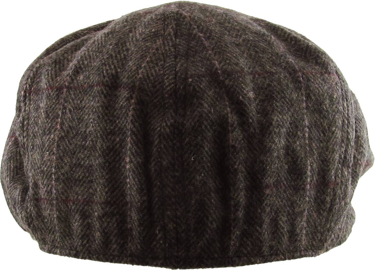 Herringbone Button Ascot hat