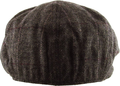Herringbone Button Ascot hat