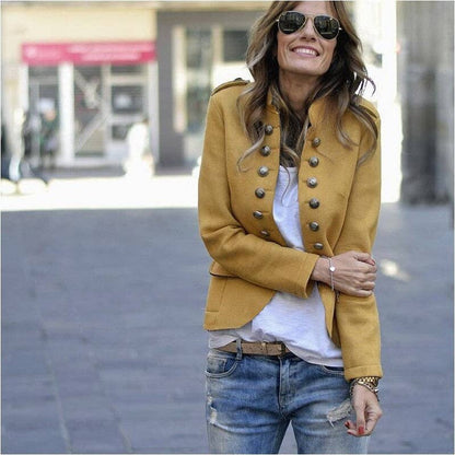 Short Soft Felt Style Coat