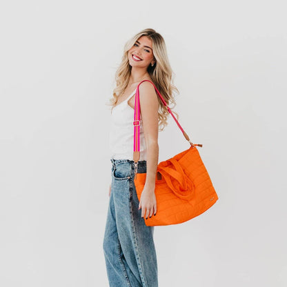 Pretty simple Day Dreamer Quilted Tote Bag