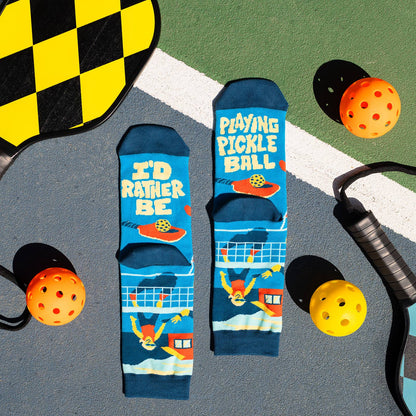 Lavley I'd Rather Be Playing Pickleball Socks