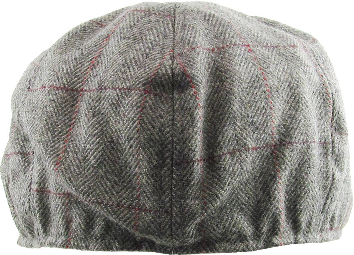 Herringbone Button Ascot hat